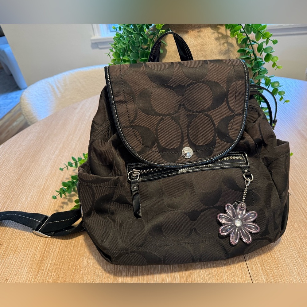 Coach Backpack Purse - image 8